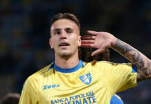 Frosinone-Sassuolo 4-2, tripletta di Antonio Raimondo nell’anticipo di Serie A