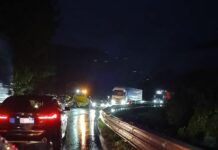 Gaiola, scontro tra Tir e auto sulla Statale 21 vicino al Ponte dell’Olla