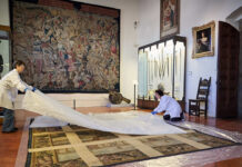 Firenze: al via il restauro dell’arazzo seicentesco Il banchetto di Psiche