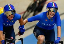 Shanghai: Consonni e Guazzini fuori dal podio nella madison, sesto posto