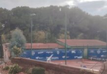 Caserta, crolla il muro del Tennis Club in Via Laviano: nessun ferito