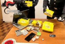Castagnaro e Salizzole: sequestrati 2,954 kg di hashish, arrestato un 20enne