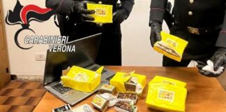 Castagnaro e Salizzole: sequestrati 2,954 kg di hashish, arrestato un 20enne