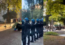 Verona, sabato 17 ottobre: disordini in centro con vandalismi e polizia in azione
