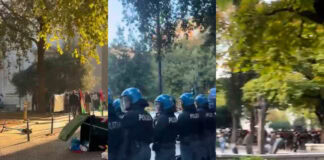 Verona, sabato 17 ottobre: disordini in centro con vandalismi e polizia in azione