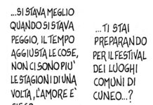 Cuneo: il Festival dei Luoghi Comuni in città, lo ricorda la vignetta di Danilo Paparelli