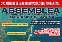 Venezia: ritorno delle Grandi Navi, manifestazione del Comitato il 7 novembre