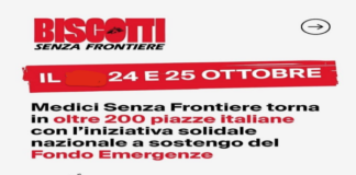 Caserta, Medici Senza Frontiere in piazza Dante nel weekend con Biscotti Senza Frontiere