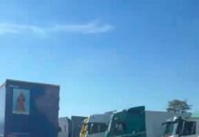 Valle di Maddaloni: automobilista investe apposta un camionista in sciopero