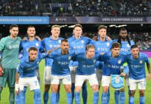 Champions: Napoli-Bodø/Glimt 1-0, Politano; Roma-Slovan Bratislava 0-0