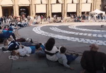 Bologna, Piazza Maggiore: tremila piatti per Riempi il Piatto Vuoto di Terraperta