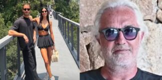 Milano: Gregoraci con Lodovico Patti, 20 anni di differenza; Briatore sarebbe geloso