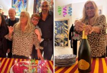 Roma, Mara Venier compie 76 anni: festa intima a Ponte Milvio con Carraro, amici e nipoti