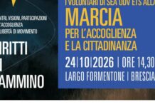 Brescia, 24 ottobre: Marcia per l’Accoglienza e la Cittadinanza