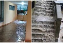 Savona, via Bruzzone: pioggia allaga ingresso e garage, disabili impossibilitati