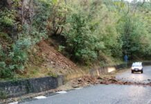 Tre smottamenti chiudono la San Martino-Gameragna a Stella sino alla messa in sicurezza