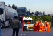 Valle di Maddaloni, camionista del presidio investito: trasportato in codice rosso
